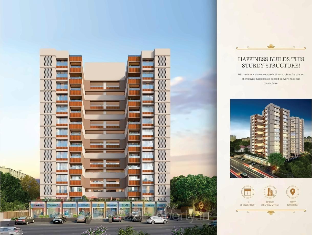 3D Elevation of real estate project Aristo Bliss located at Gota, Ahmedabad, Gujarat