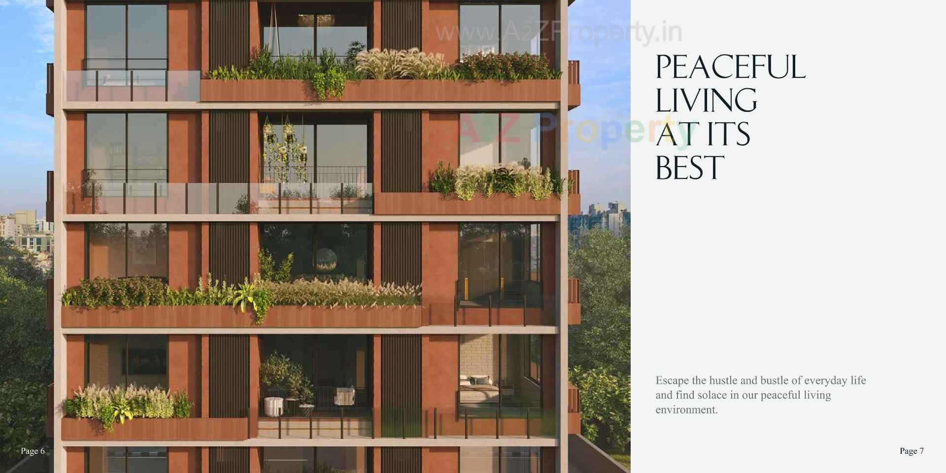 3D Elevation of real estate project Arjun Ananta located at Wadaj, Ahmedabad, Gujarat