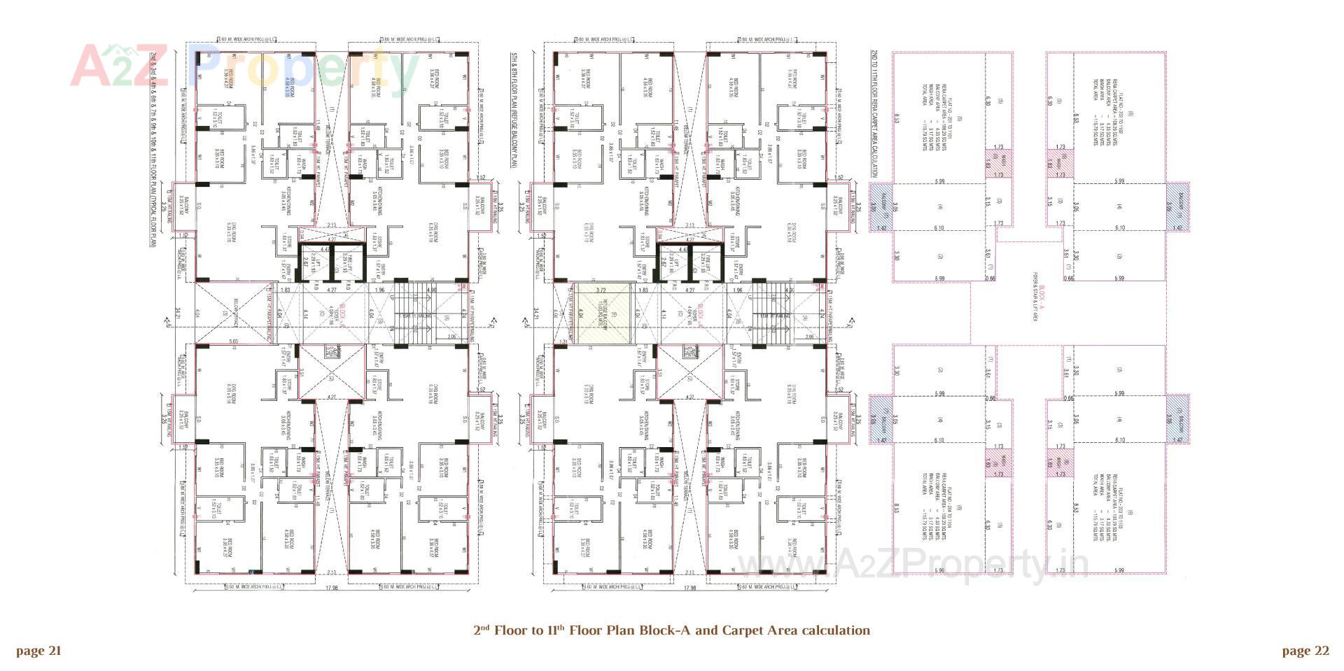 Layout of real estate project Arjun Emerald located at Wadaj, Ahmedabad, Gujarat