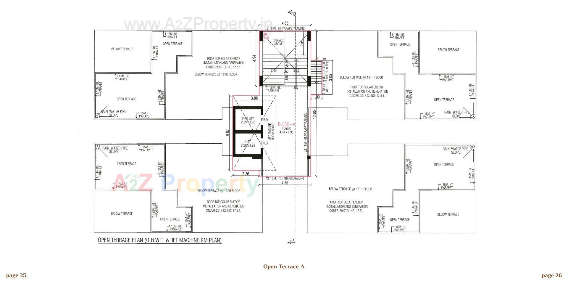 Layout of real estate project Arjun Emerald located at Wadaj, Ahmedabad, Gujarat