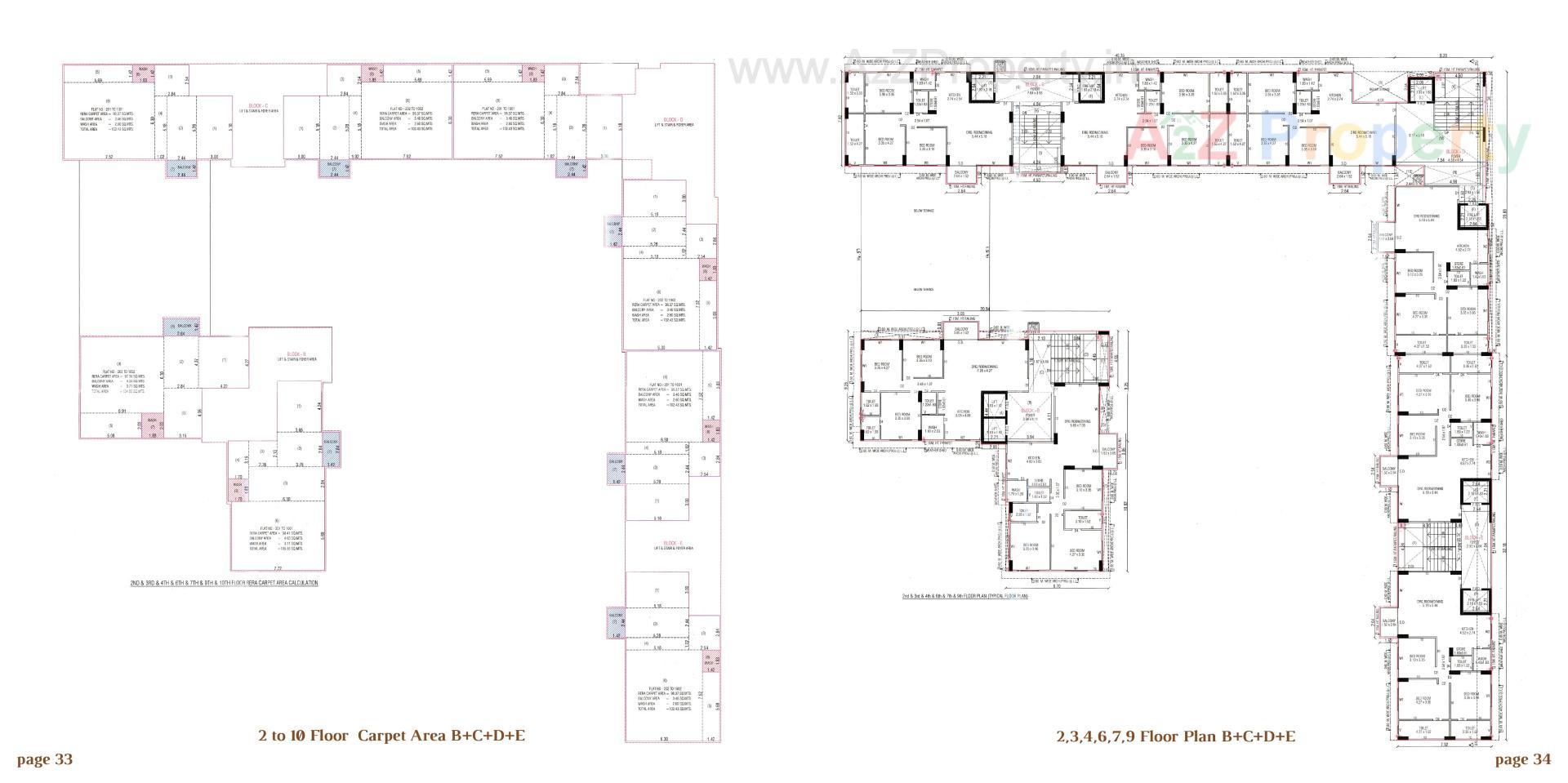 Layout of real estate project Arjun Emerald located at Wadaj, Ahmedabad, Gujarat