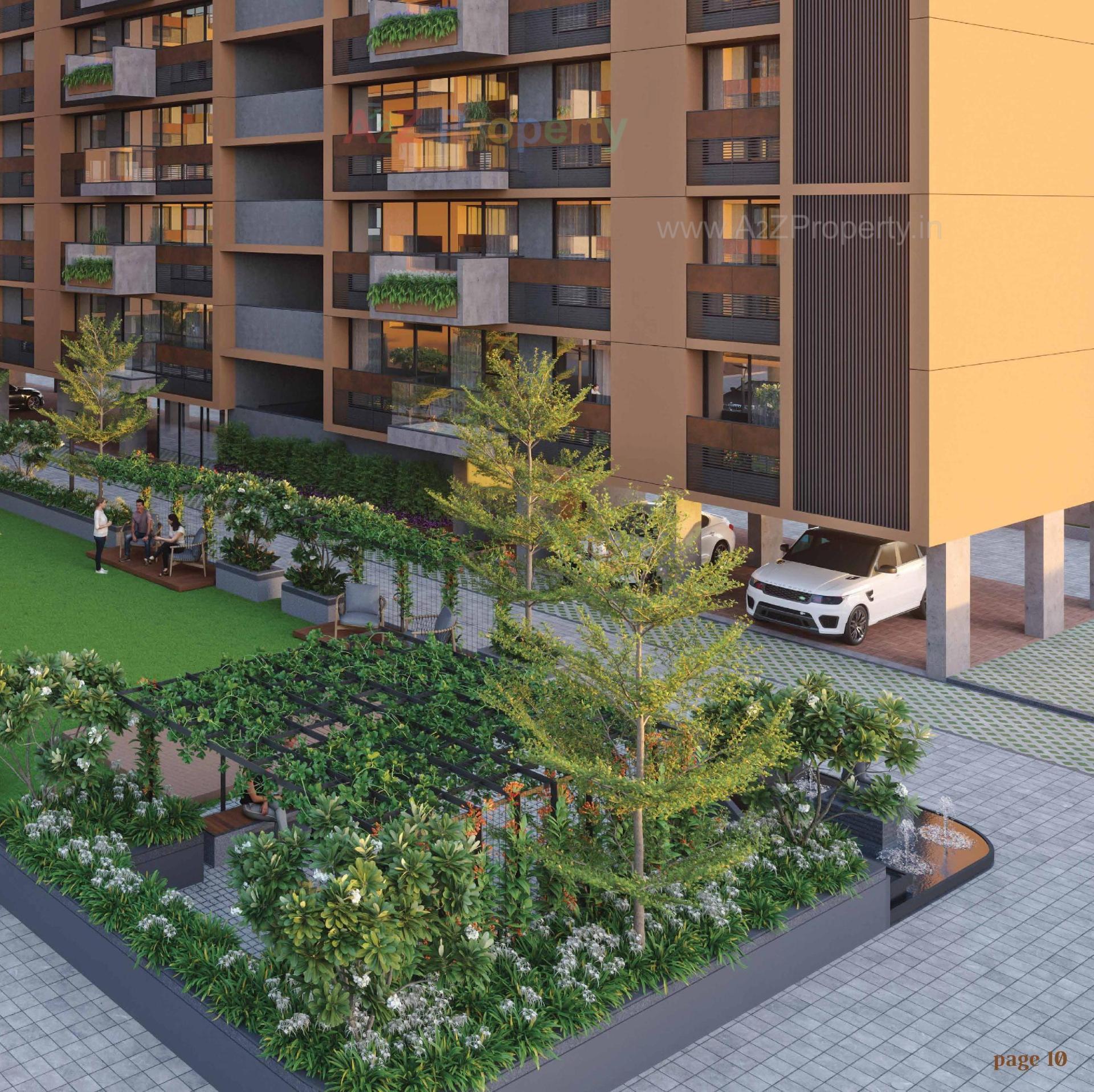 3D Elevation of real estate project Arjun Emerald located at Wadaj, Ahmedabad, Gujarat