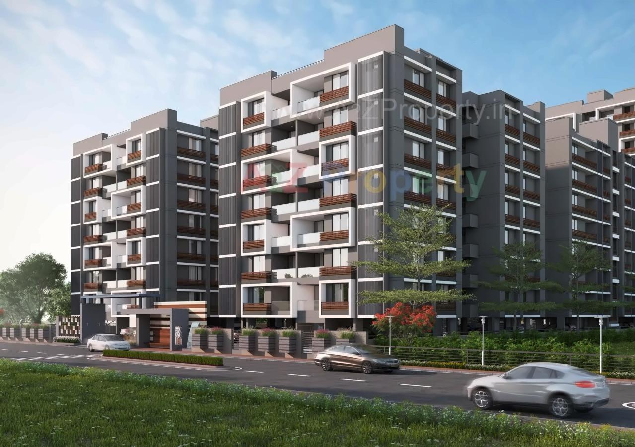 3D Elevation of real estate project Arjun Paradise located at Wadaj, Ahmedabad, Gujarat