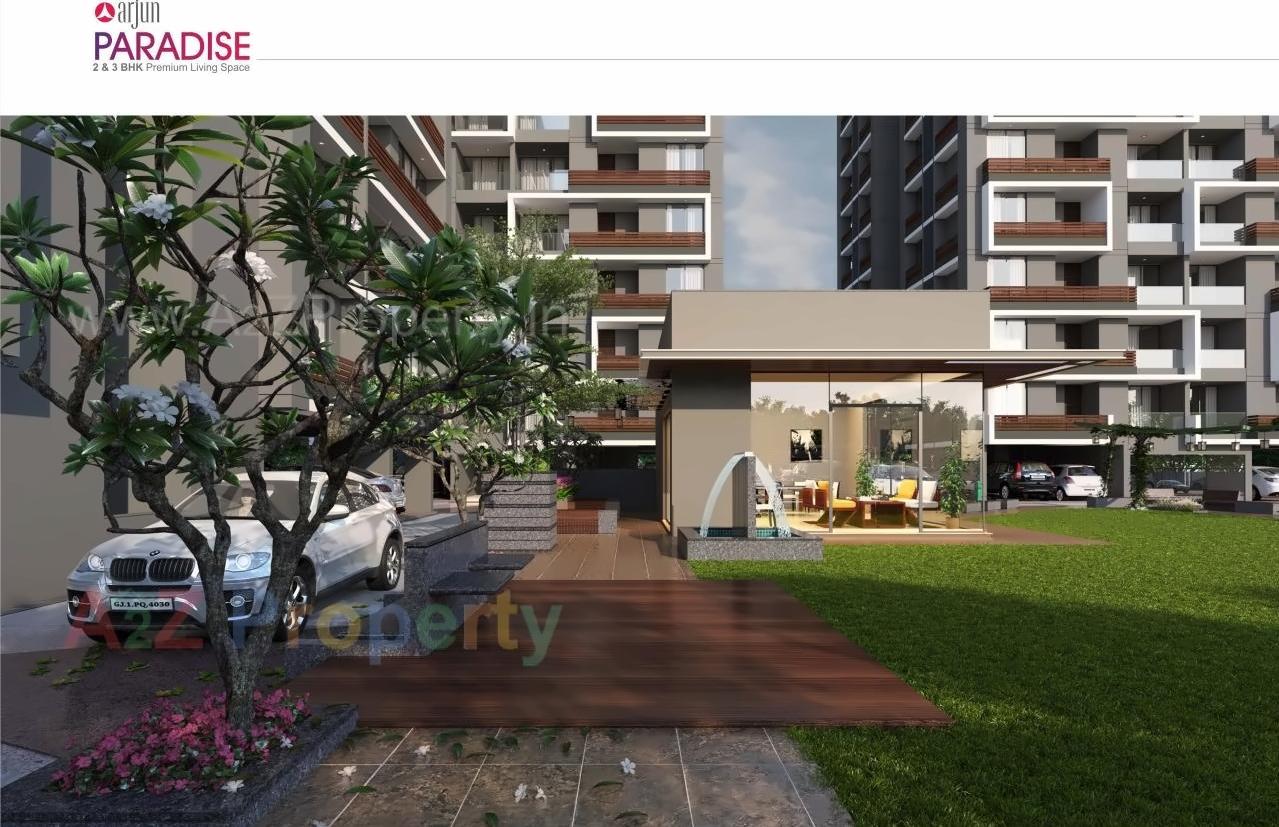 3D Elevation of real estate project Arjun Paradise located at Wadaj, Ahmedabad, Gujarat