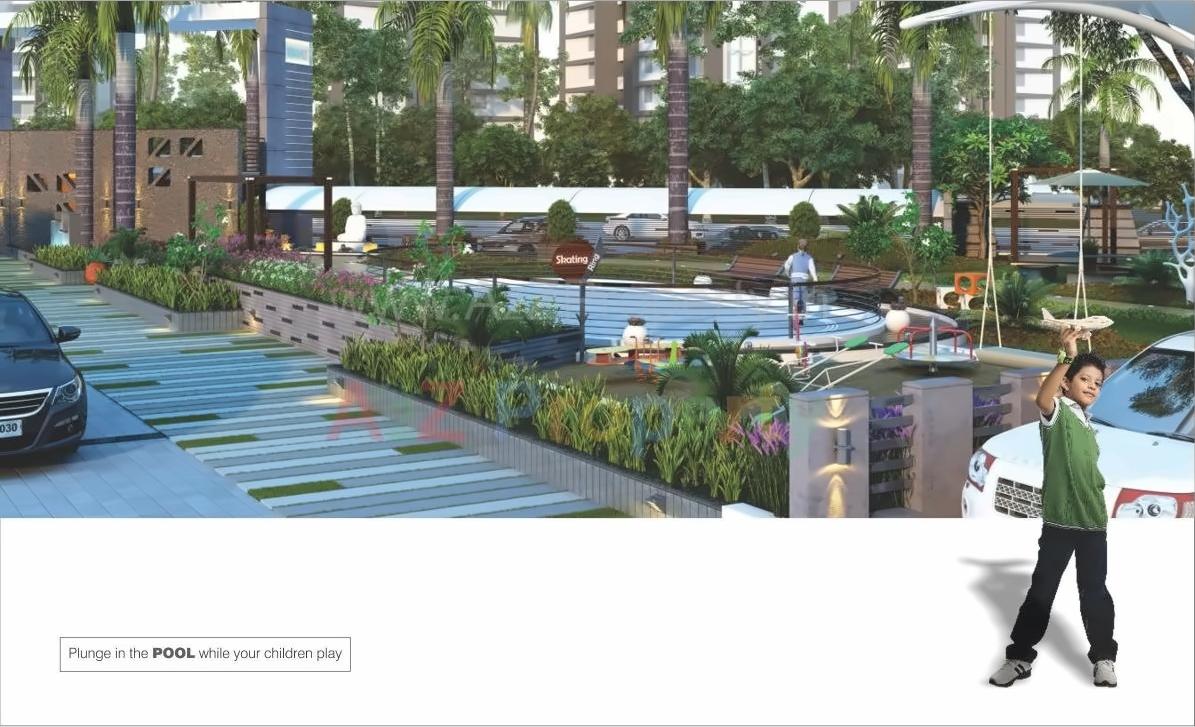 3D Elevation of real estate project Arjun Sky Life located at Sola, Ahmedabad, Gujarat