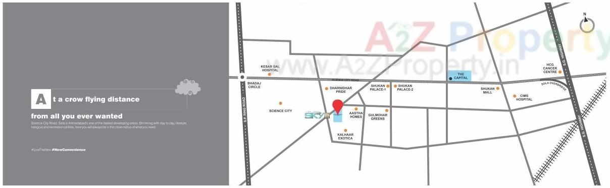 of real estate project Arjun Sky Life located at Sola, Ahmedabad, Gujarat