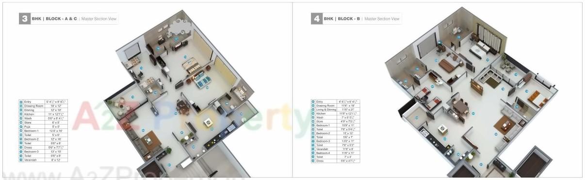 Layout of real estate project Arjun Sky Life located at Sola, Ahmedabad, Gujarat