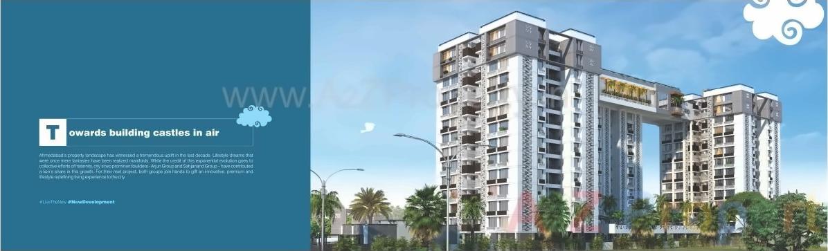 3D Elevation of real estate project Arjun Sky Life located at Sola, Ahmedabad, Gujarat