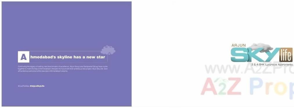  of real estate project Arjun Sky Life located at Sola, Ahmedabad, Gujarat