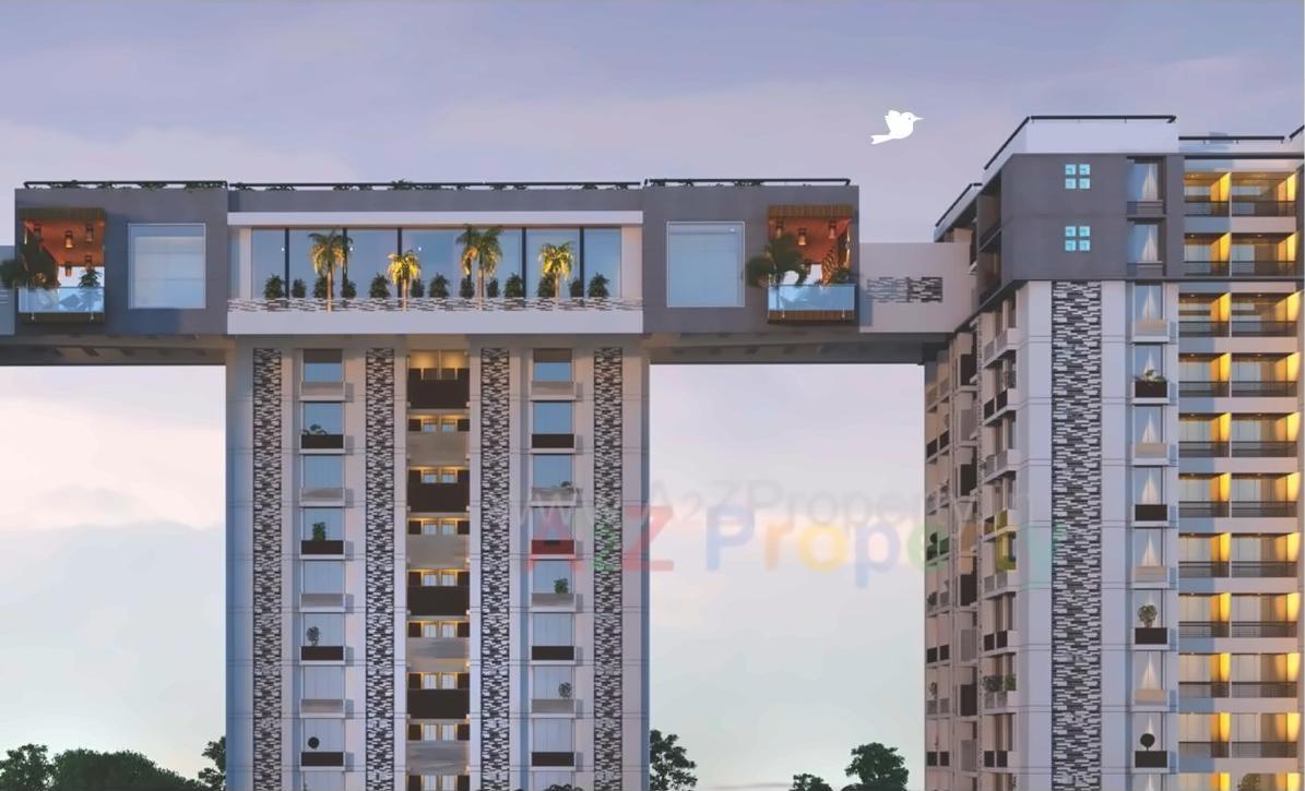 3D Elevation of real estate project Arjun Sky Life located at Sola, Ahmedabad, Gujarat