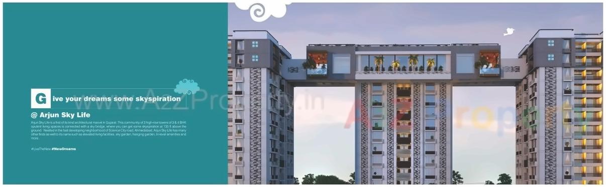  of real estate project Arjun Sky Life located at Sola, Ahmedabad, Gujarat