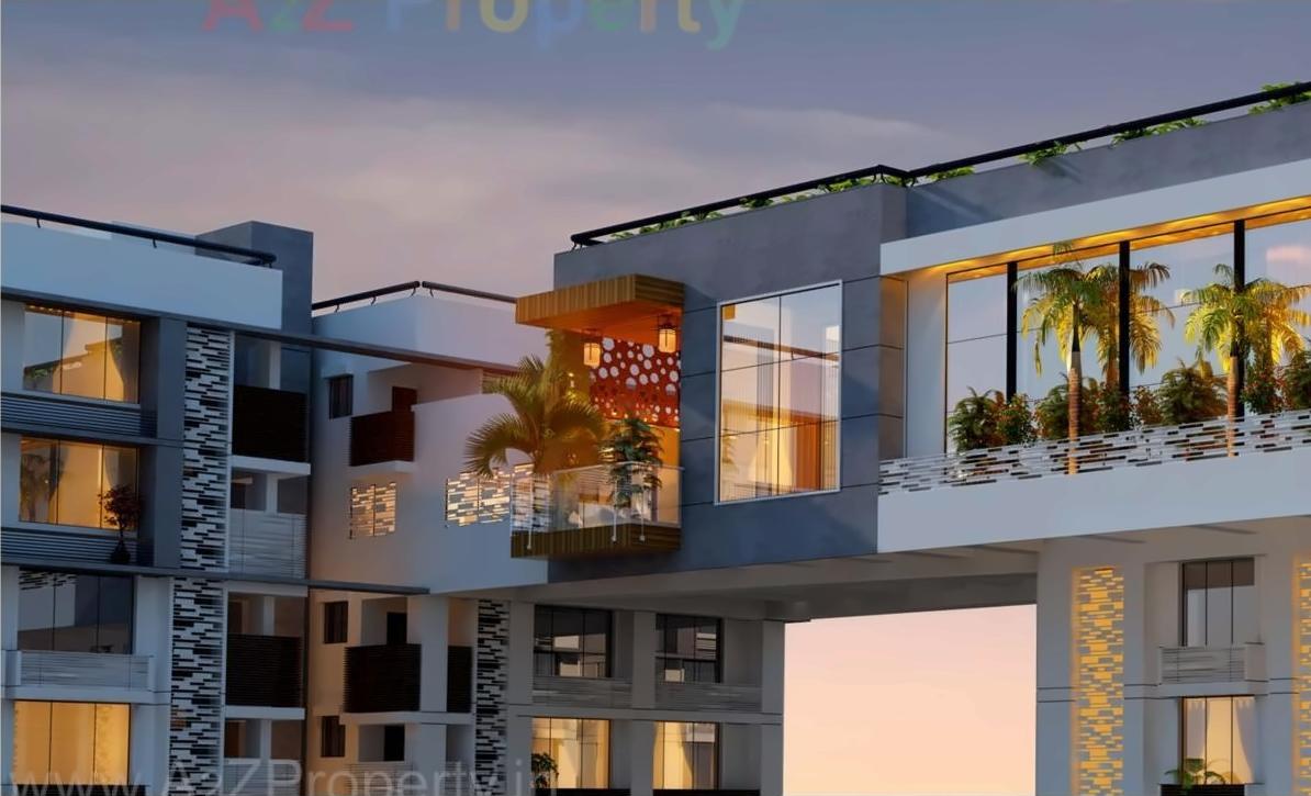 3D Elevation of real estate project Arjun Sky Life located at Sola, Ahmedabad, Gujarat
