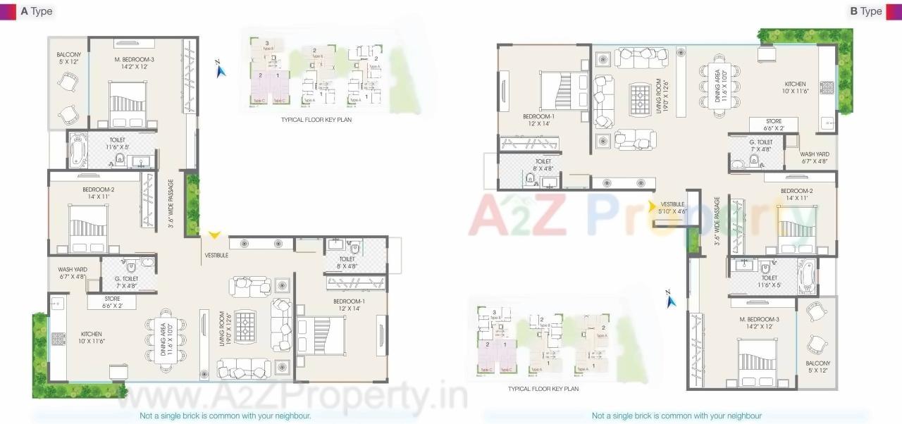Layout of real estate project Arjun Spacia located at Sola, Ahmedabad, Gujarat
