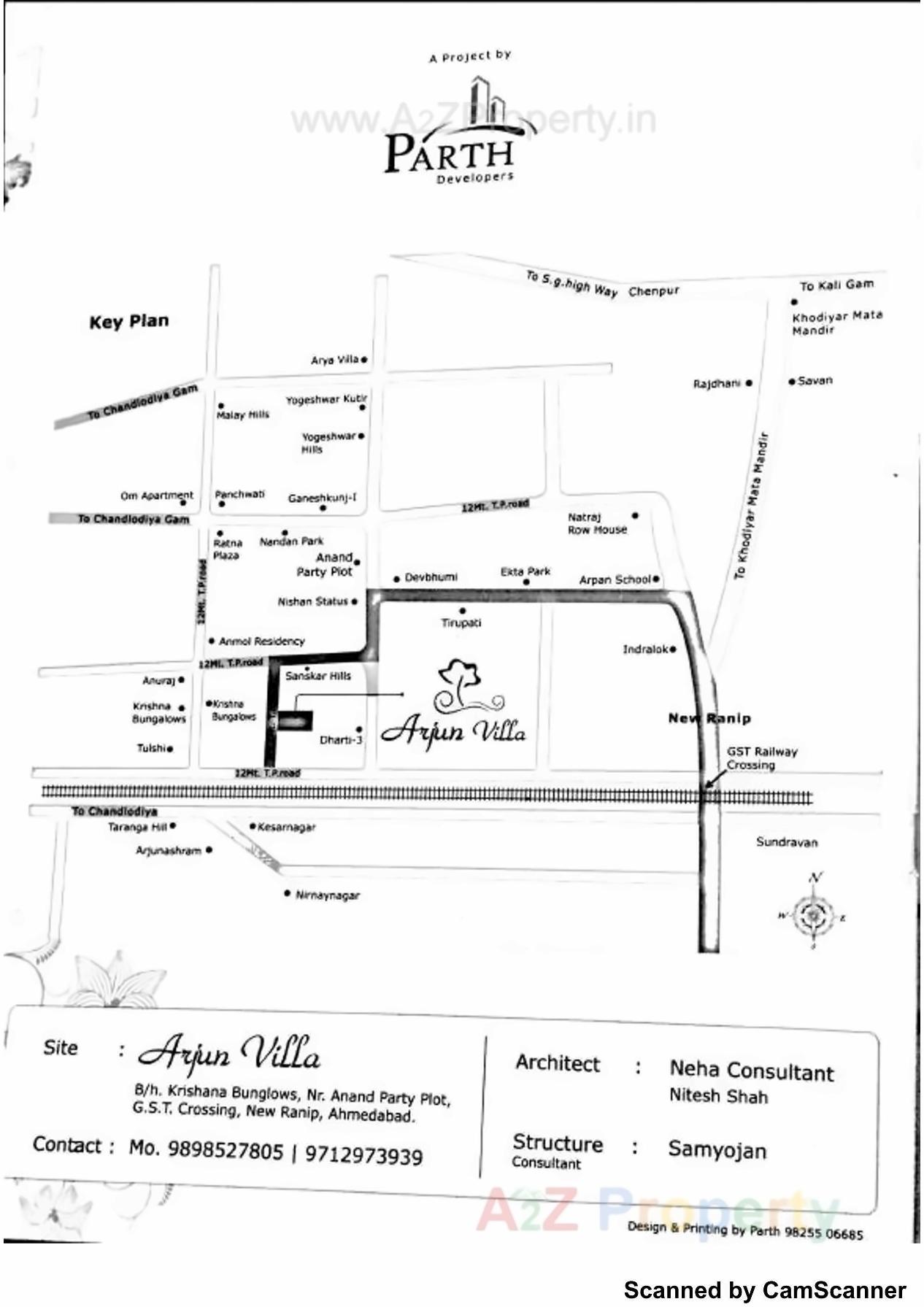  of real estate project Arjun Villa located at Ranip, Ahmedabad, Gujarat