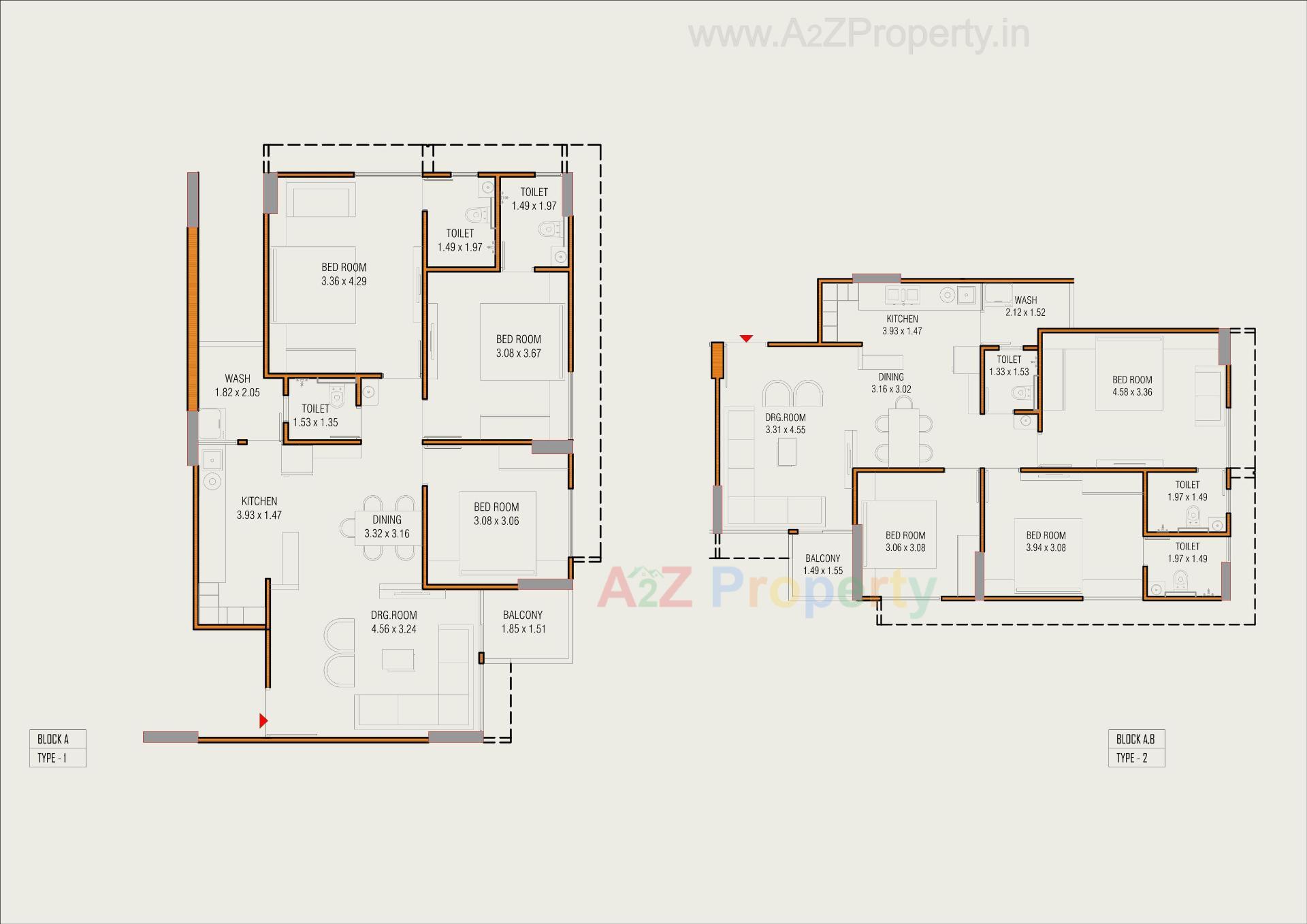 Layout of real estate project Arkiton Luxe located at Bopal, Ahmedabad, Gujarat