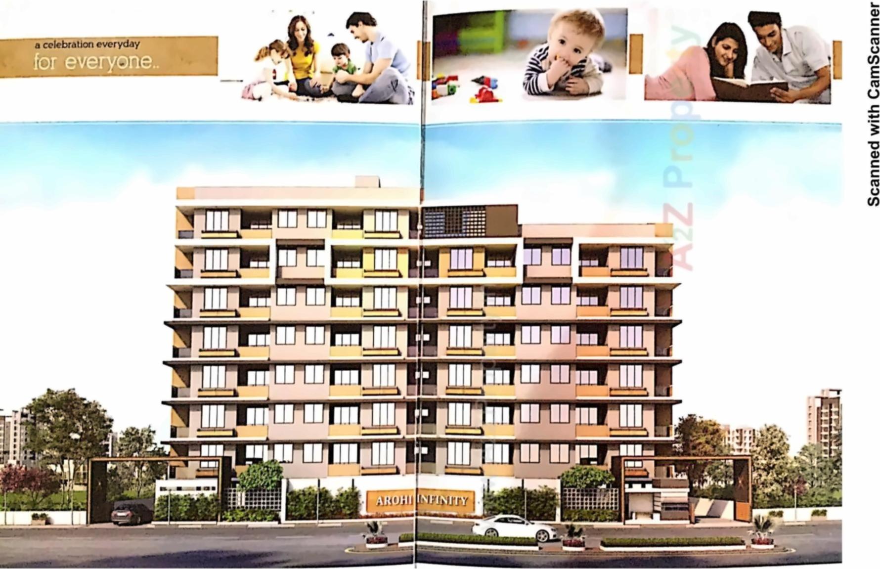 3D Elevation of real estate project Arohi Infinity located at Naroda, Ahmedabad, Gujarat