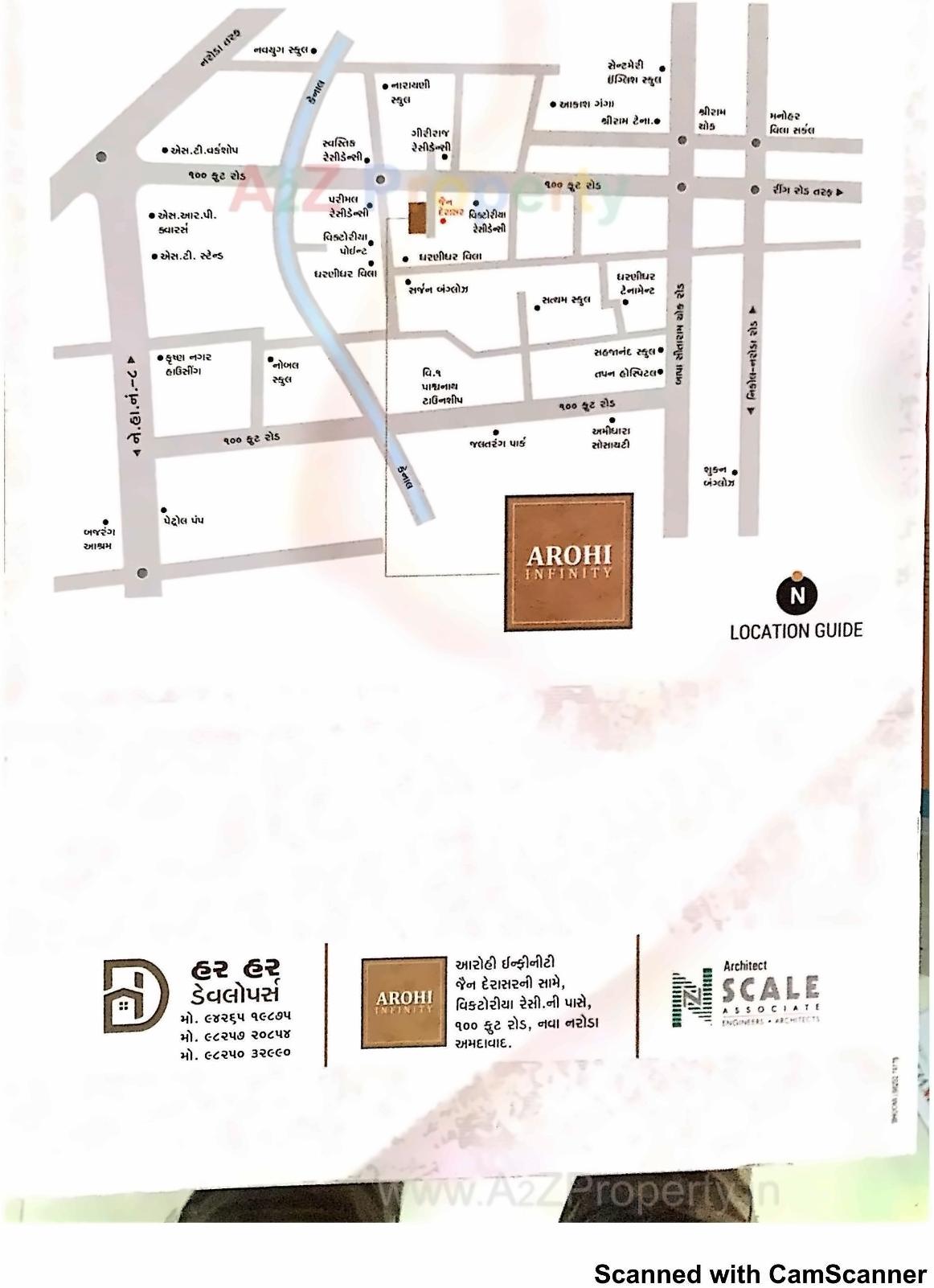  of real estate project Arohi Infinity located at Naroda, Ahmedabad, Gujarat