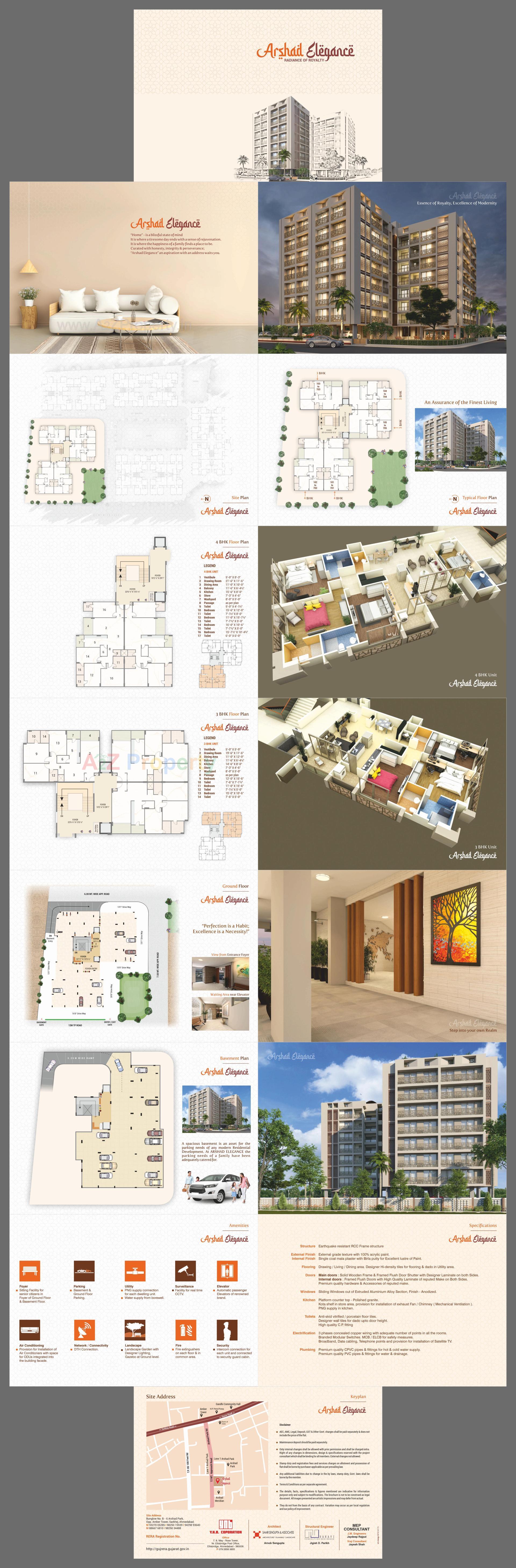  of real estate project Arshad Elegance located at Okaf, Ahmedabad, Gujarat