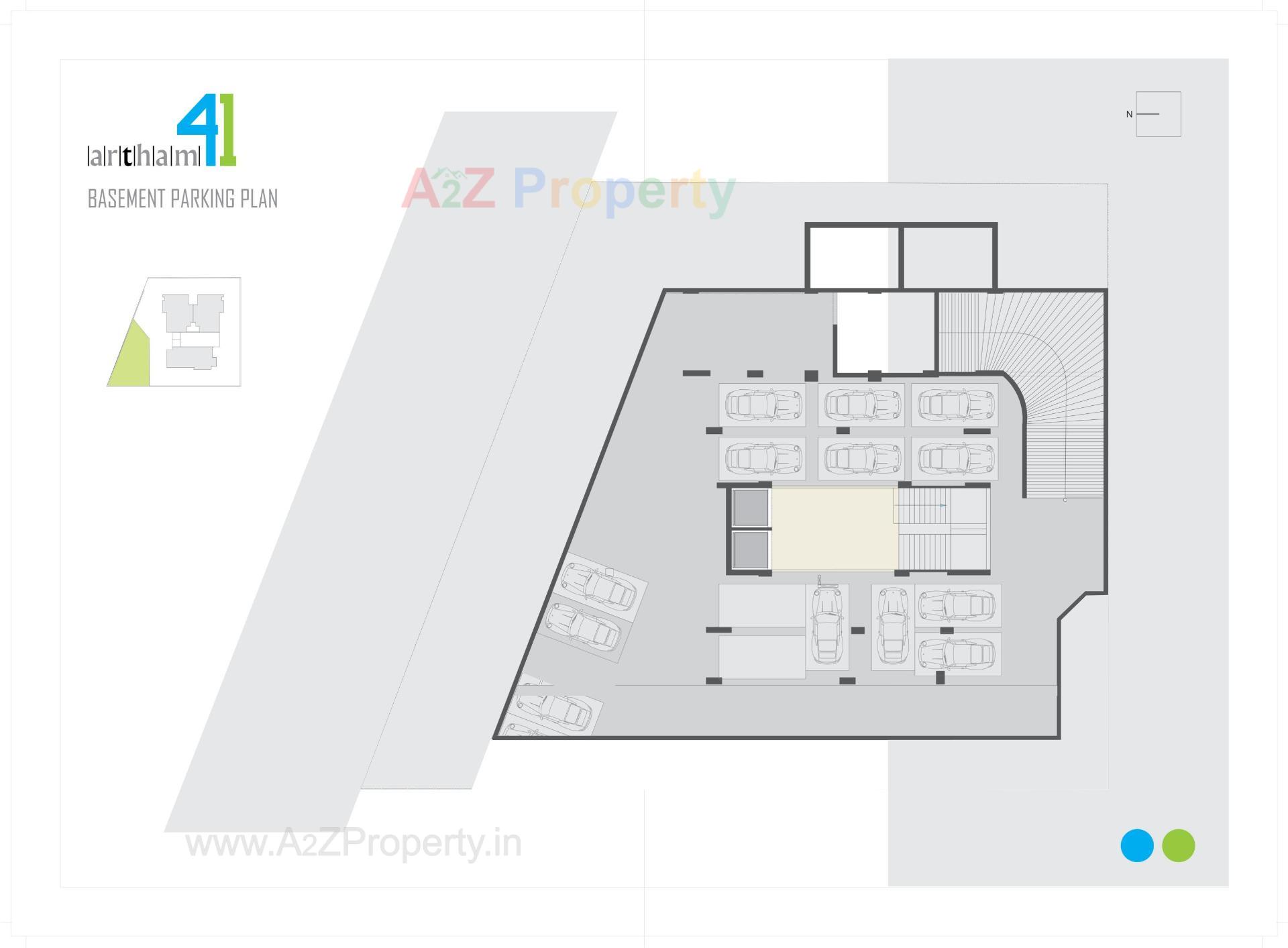 Layout of real estate project Artham located at Chandkheda, Ahmedabad, Gujarat