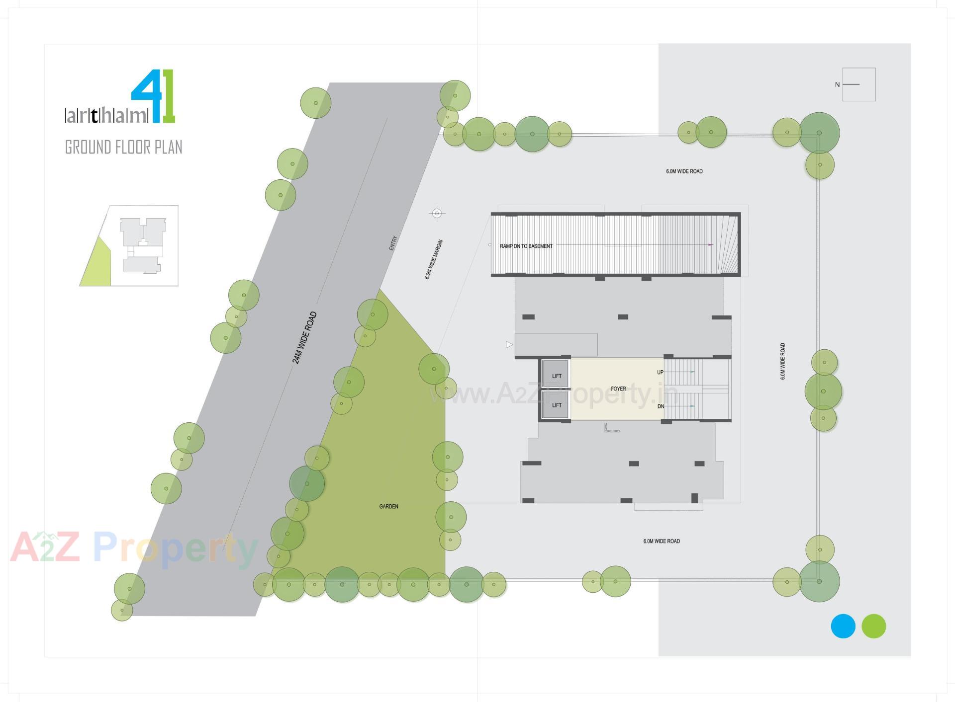Layout of real estate project Artham located at Chandkheda, Ahmedabad, Gujarat