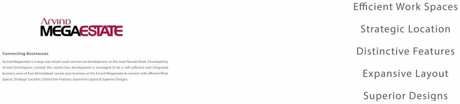  of real estate project Arvind Megaestate located at City, Ahmedabad, Gujarat