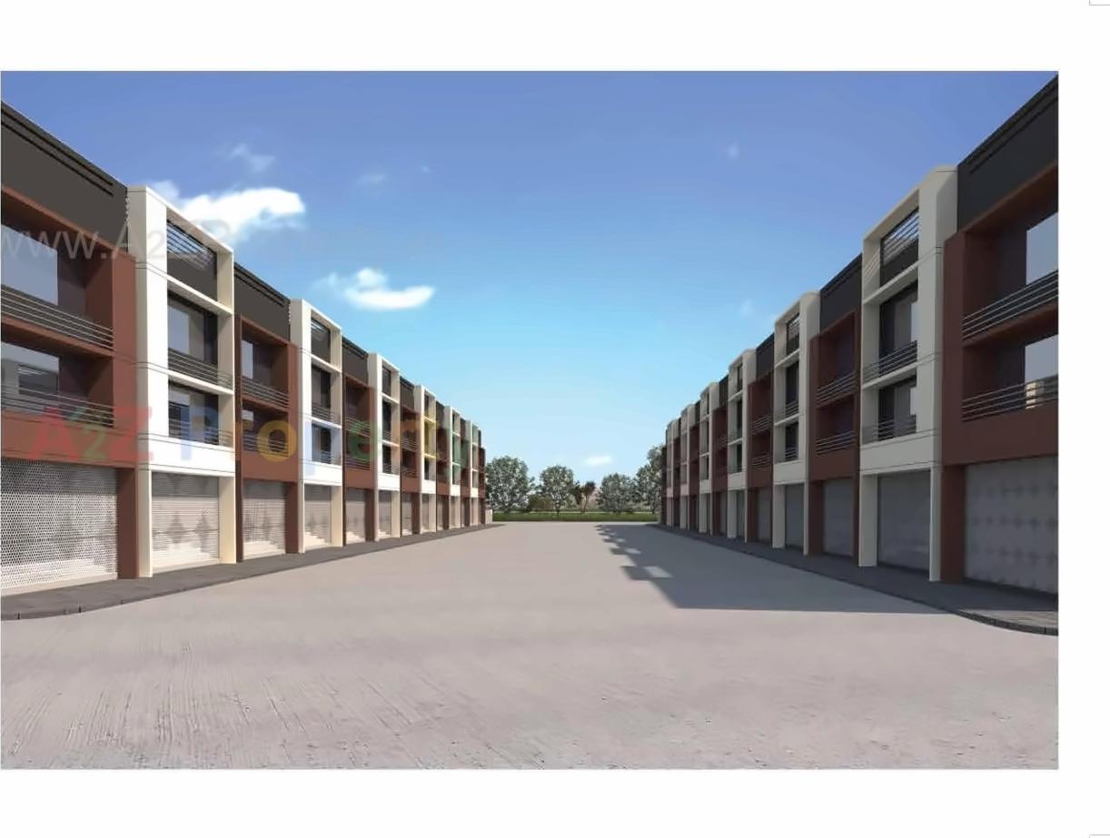 3D Elevation of real estate project Arvind Megaestate located at City, Ahmedabad, Gujarat