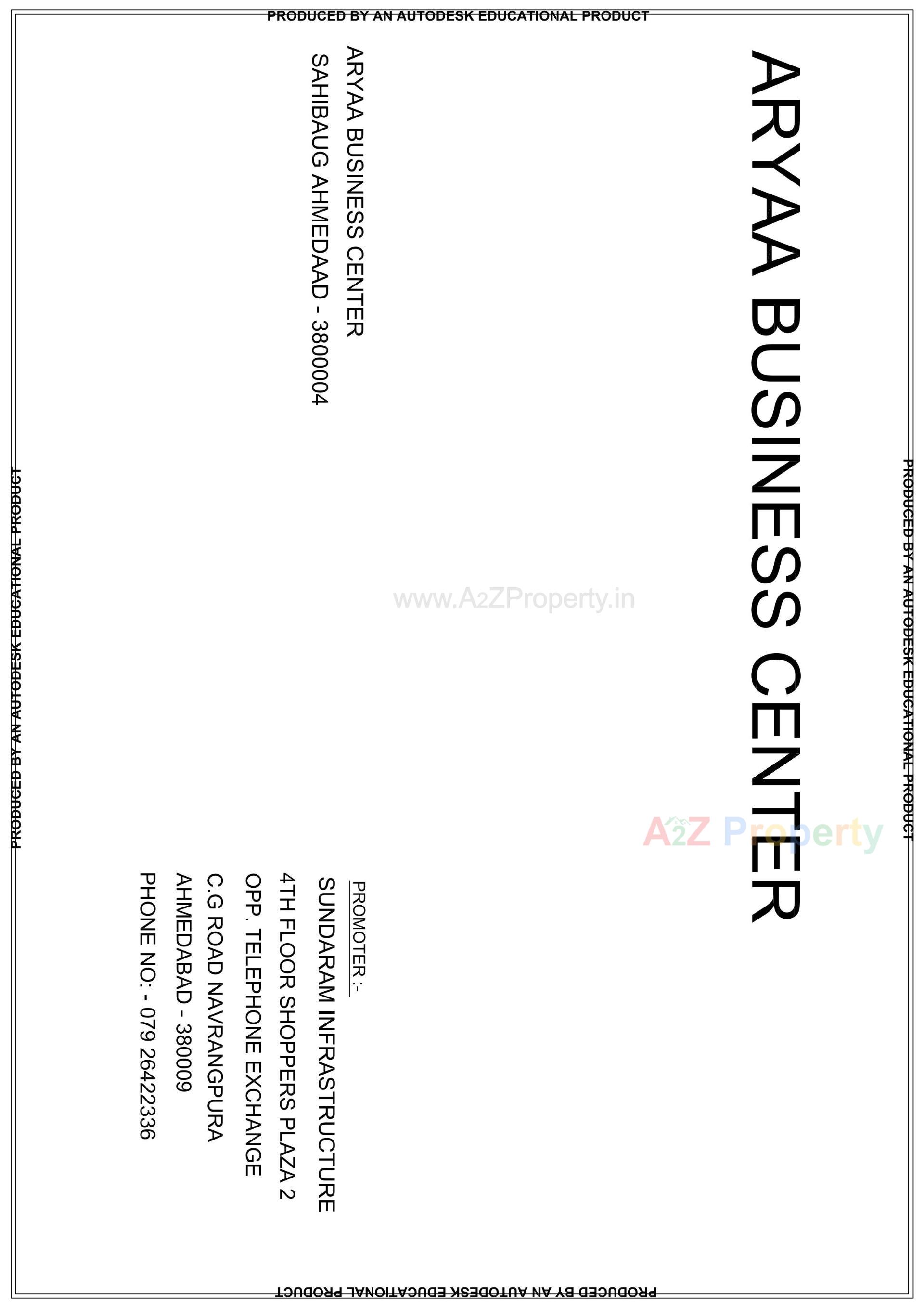  of real estate project Aryaa Business Center located at Dariyapur, Ahmedabad, Gujarat