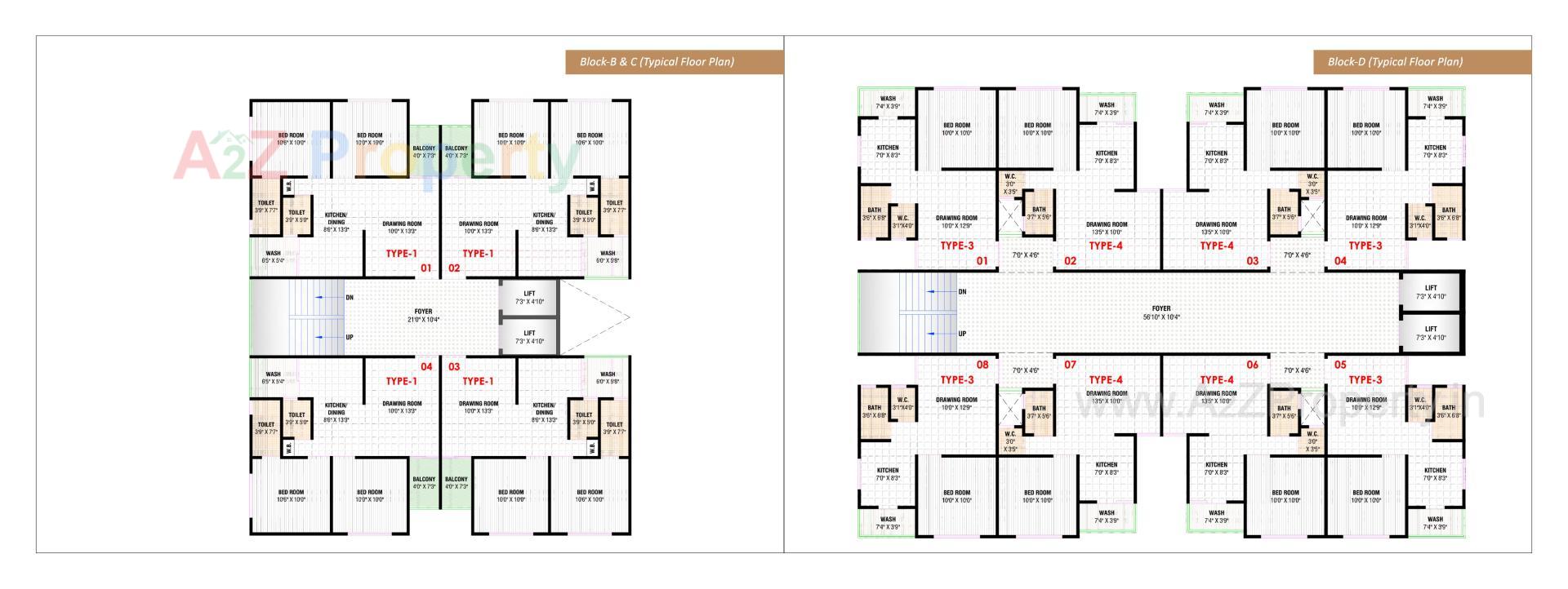 Layout of real estate project Aryaman Residency located at Vatva, Ahmedabad, Gujarat