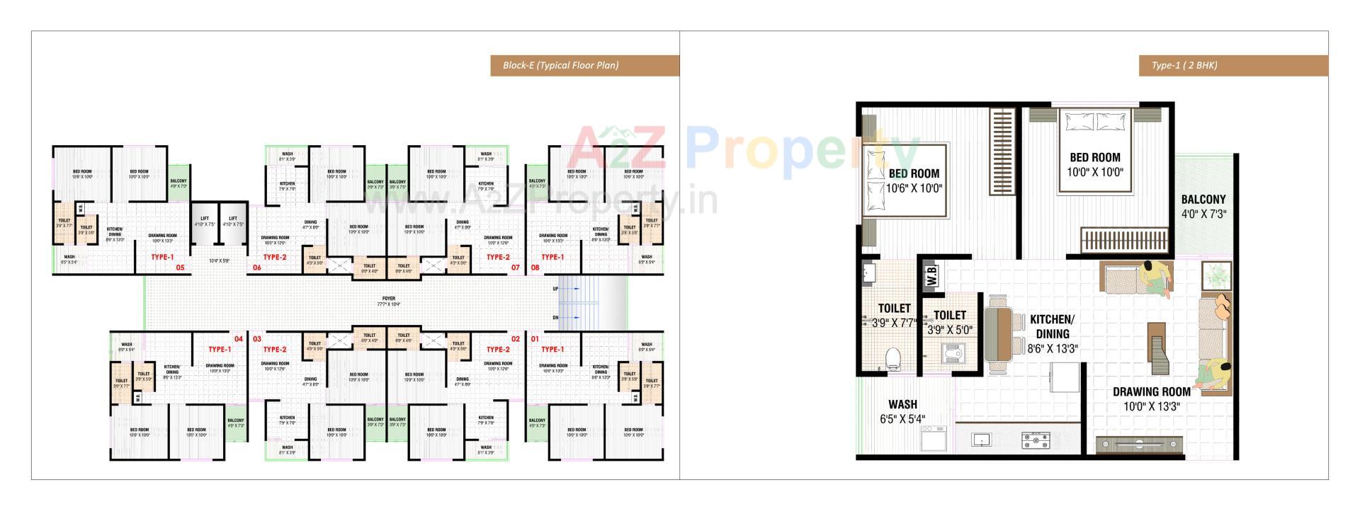 Layout of real estate project Aryaman Residency located at Vatva, Ahmedabad, Gujarat
