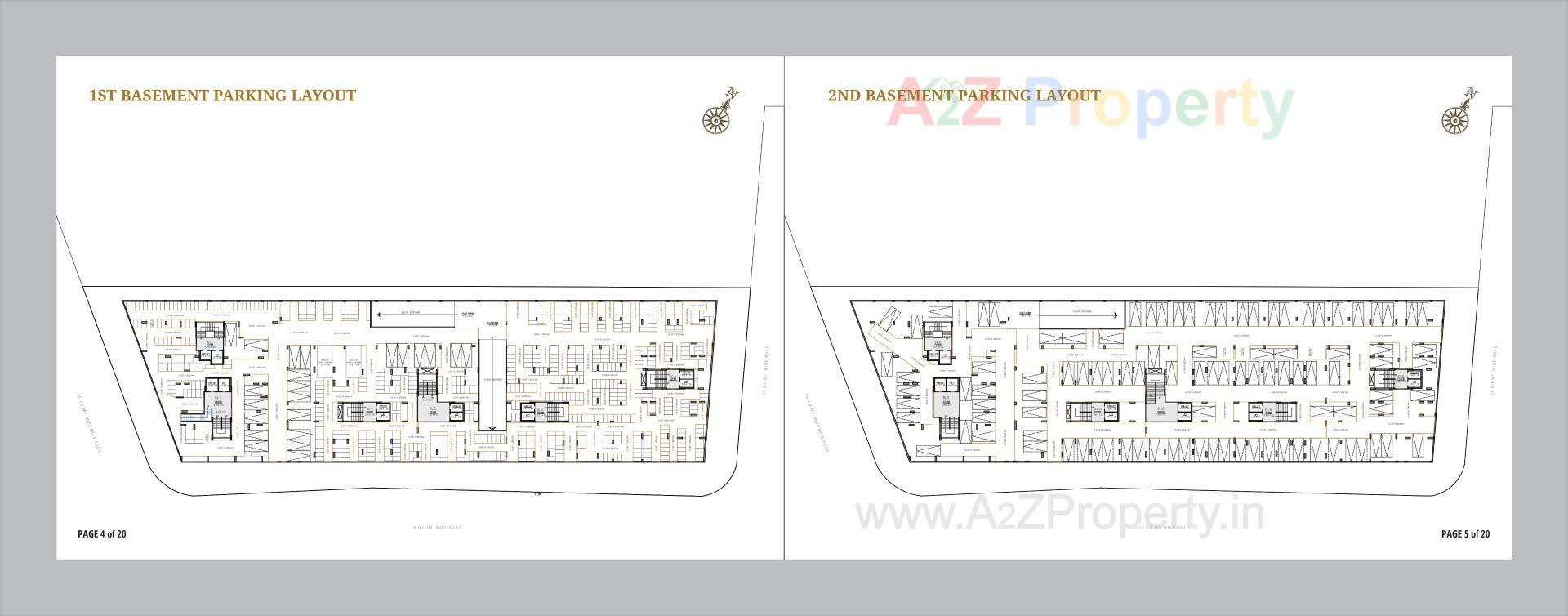 Layout of real estate project Aryan Elegance located at Paldi, Ahmedabad, Gujarat