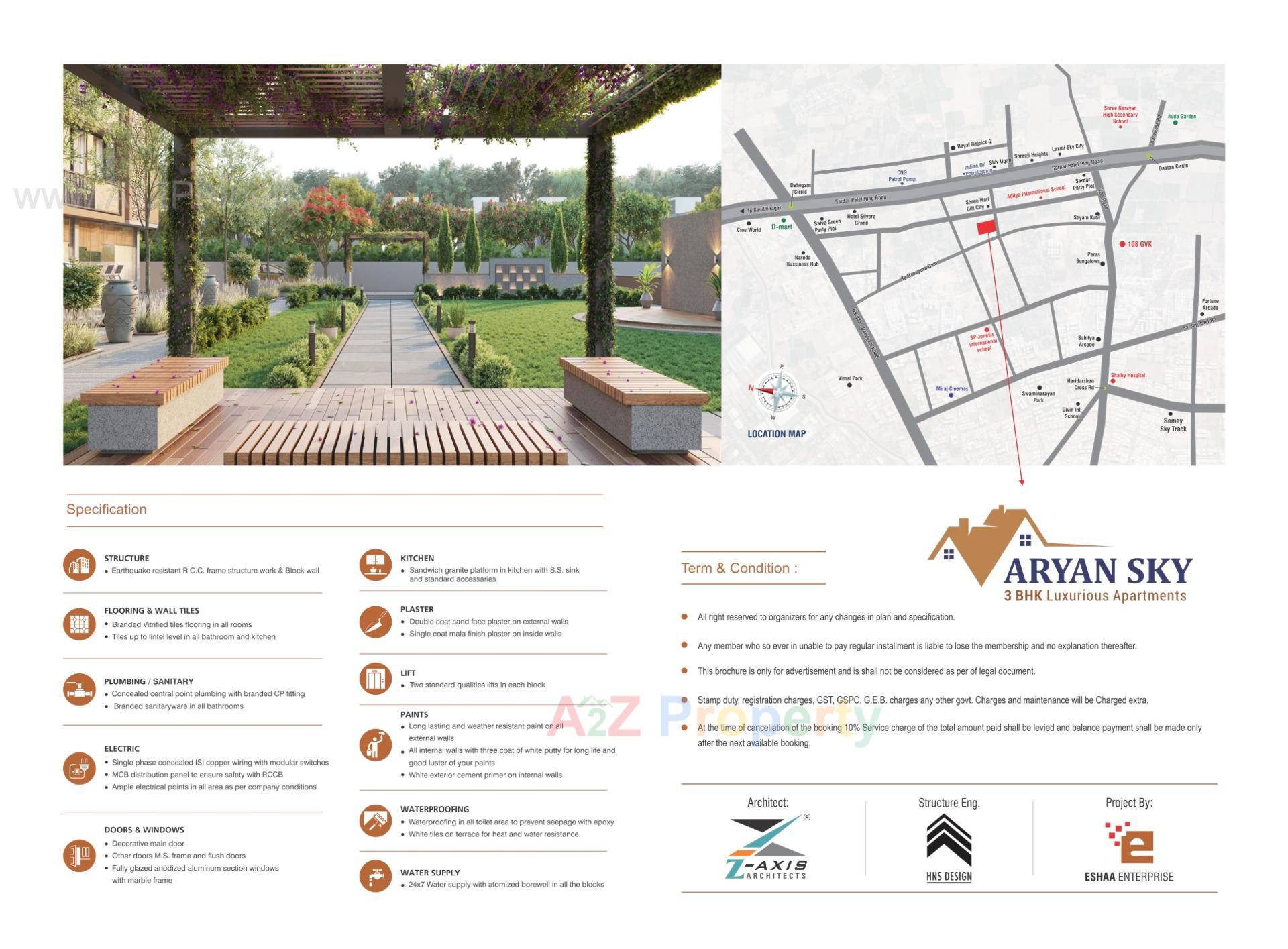  of real estate project Aryan Sky located at Ahmedabad, Ahmedabad, Gujarat