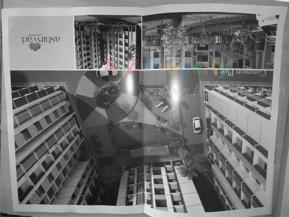 3D Elevation of real estate project Ashirvad Avenue located at Muthia, Ahmedabad, Gujarat