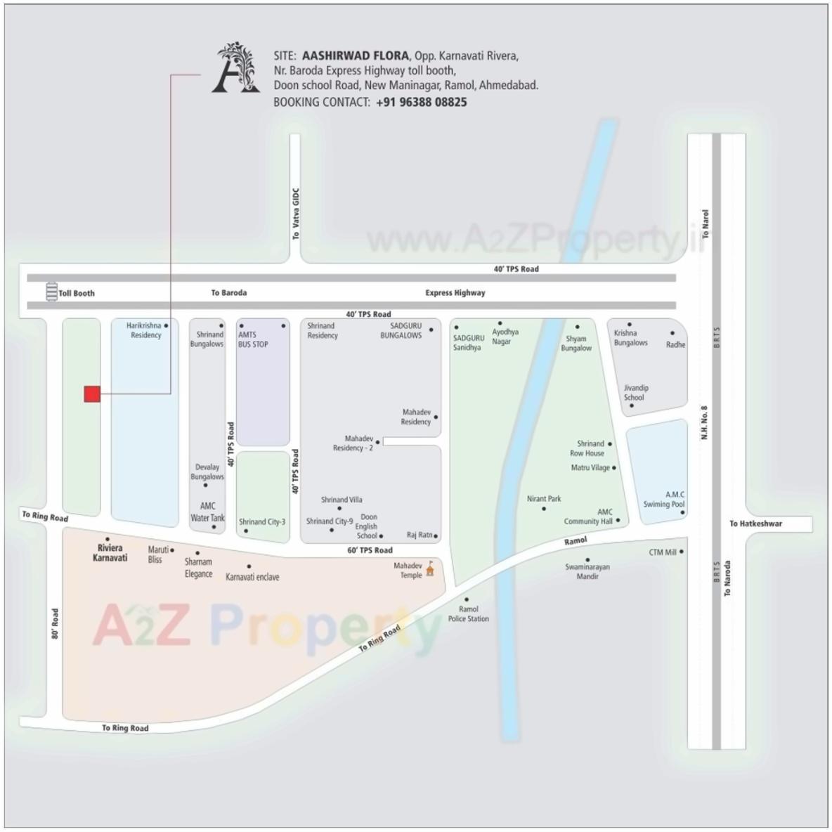  of real estate project Ashirwad Flora located at Ramol, Ahmedabad, Gujarat