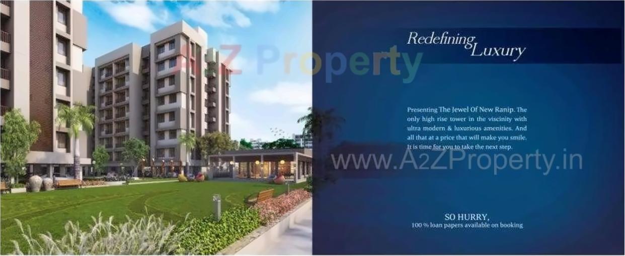 3D Elevation of real estate project Ashraya 10 () located at Kali, Ahmedabad, Gujarat