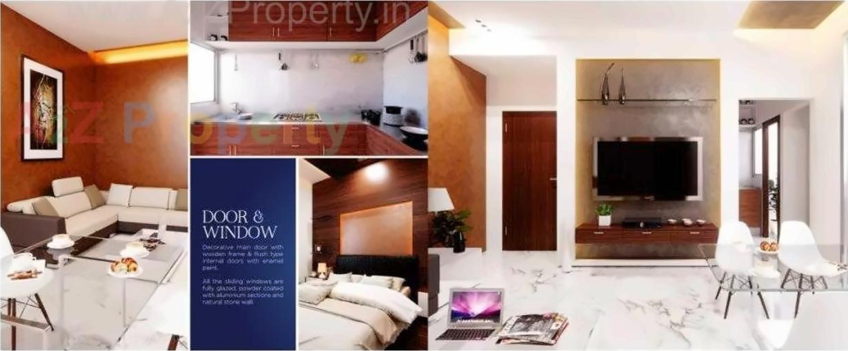 3D Elevation of real estate project Ashraya 10 () located at Kali, Ahmedabad, Gujarat