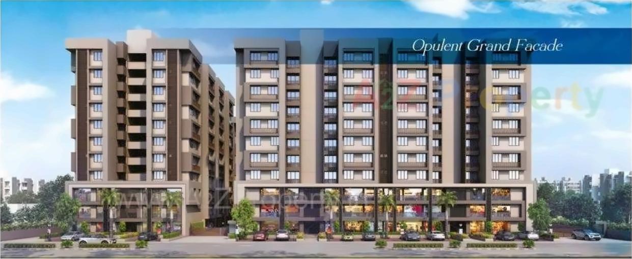 3D Elevation of real estate project Ashraya 10 (phase   2) located at Kali, Ahmedabad, Gujarat