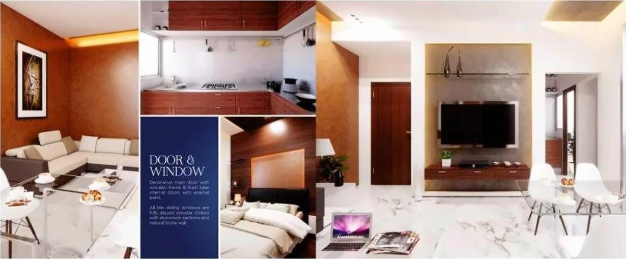 3D Elevation of real estate project Ashraya 10 (phase   3) located at Kali, Ahmedabad, Gujarat