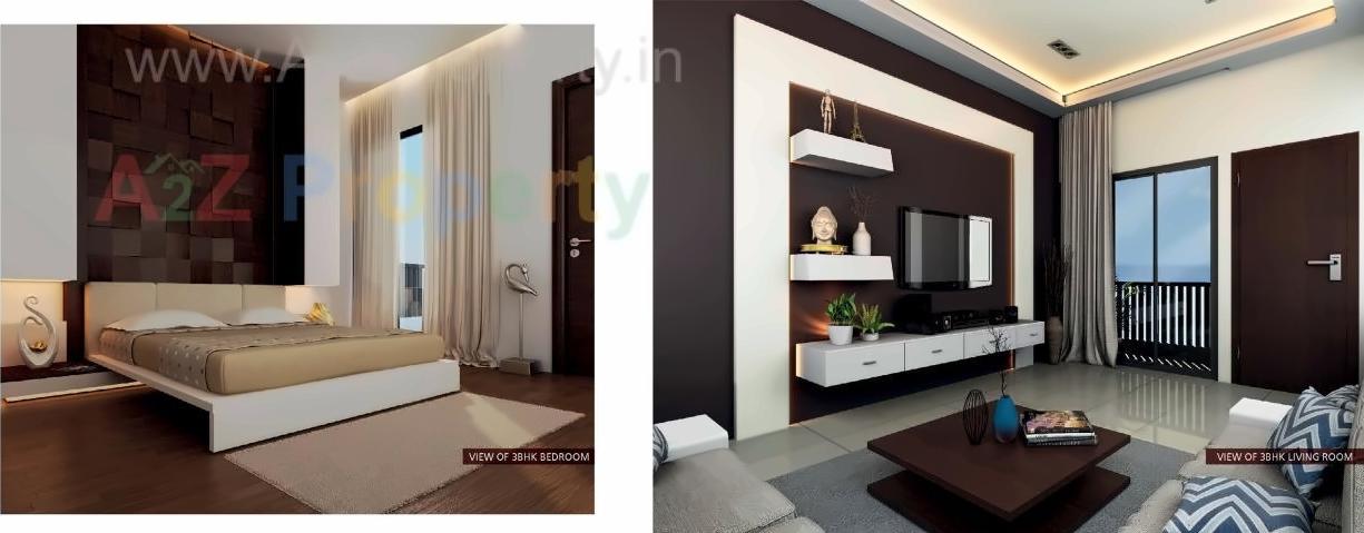 3D Elevation of real estate project Ashraya located at Kali, Ahmedabad, Gujarat