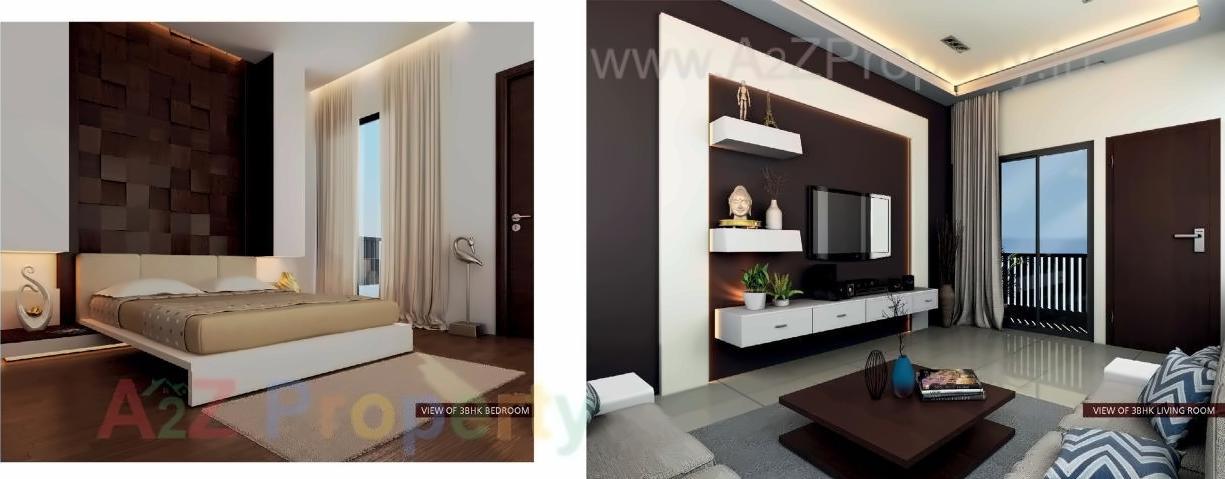 3D Elevation of real estate project Ashraya located at Kali, Ahmedabad, Gujarat