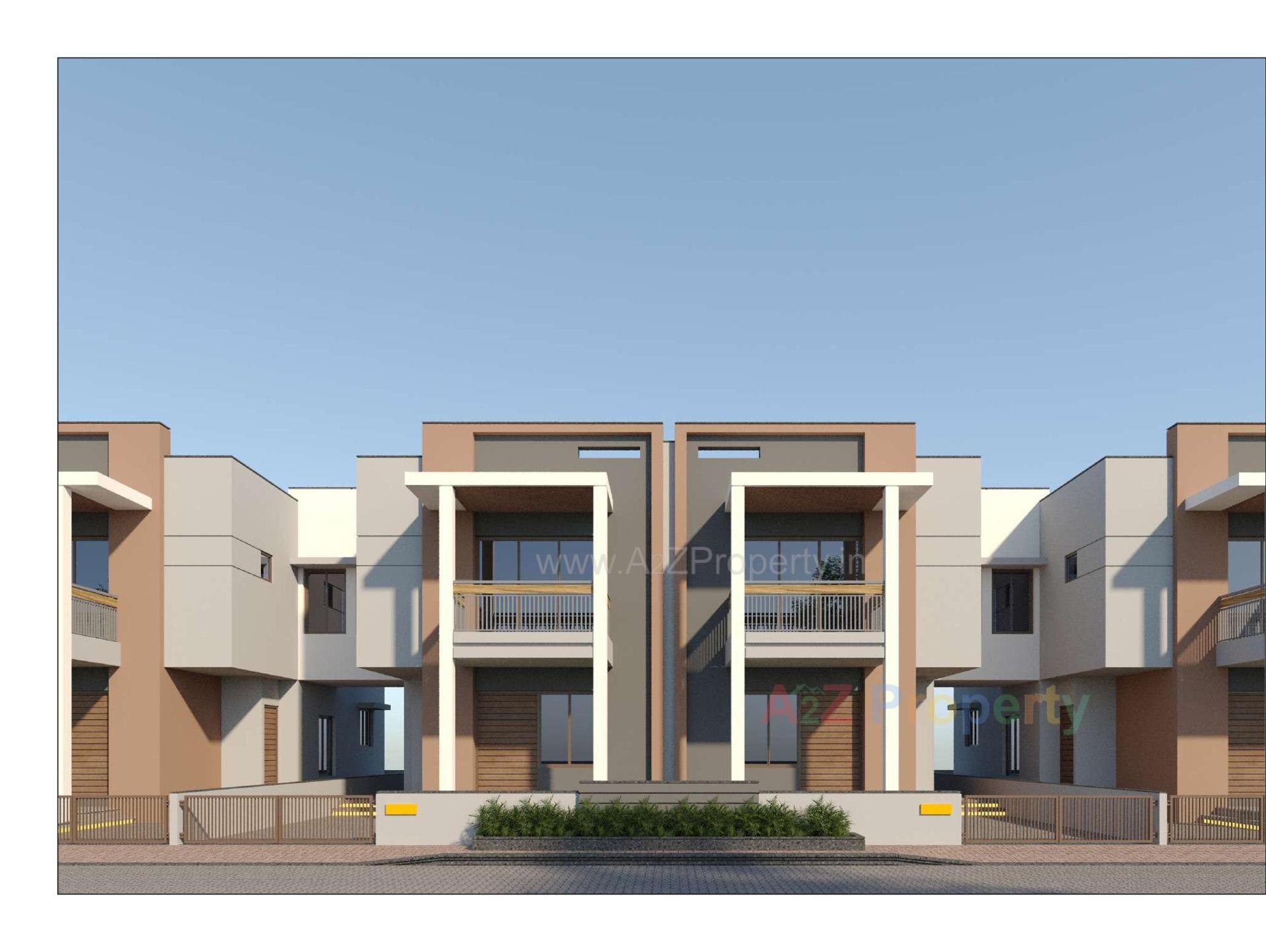 3D Elevation of real estate project Ashtavinayak Elegance located at Viramgam, Ahmedabad, Gujarat