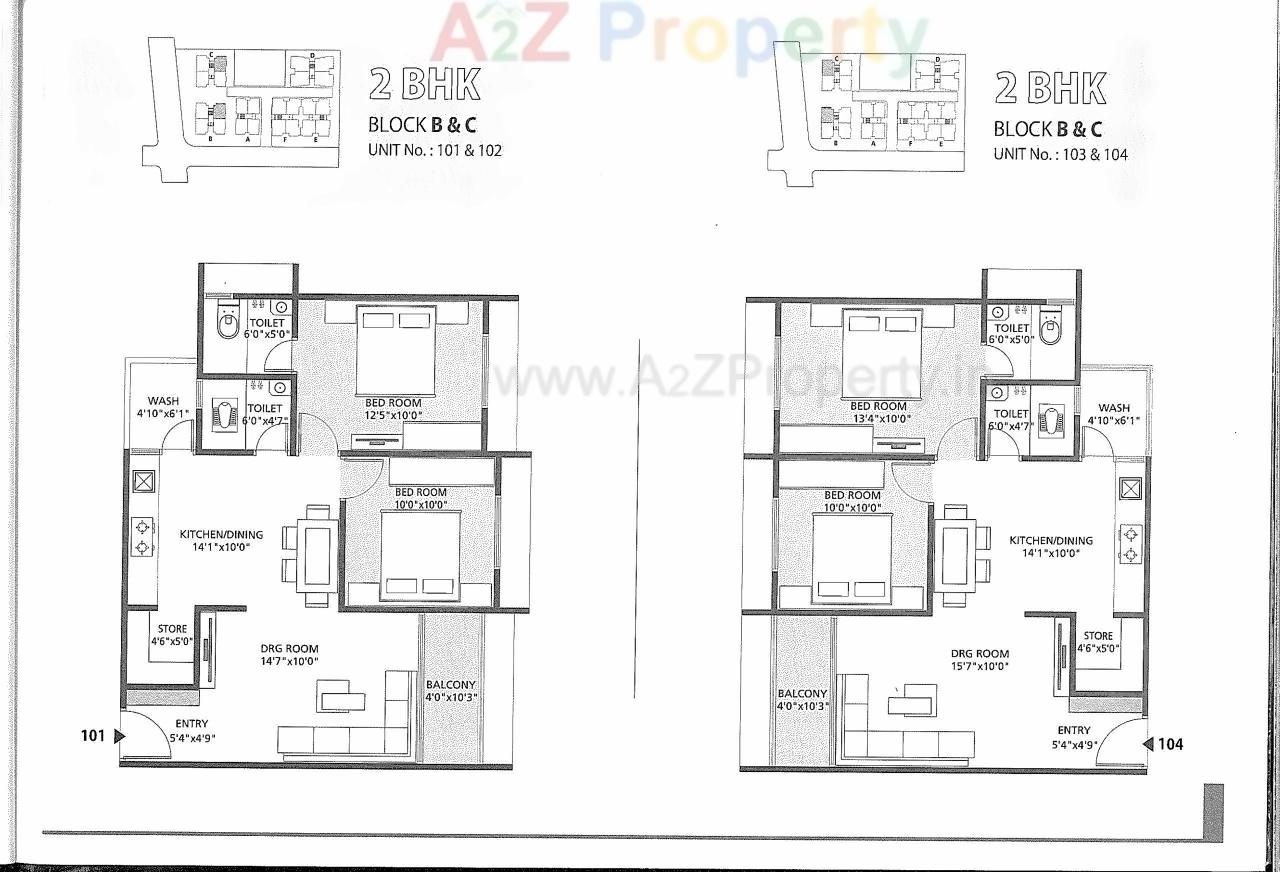 Layout of real estate project Ashtavinayak Residency located at Sanand, Ahmedabad, Gujarat