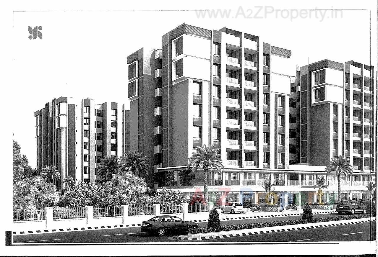 3D Elevation of real estate project Ashtavinayak Residency located at Sanand, Ahmedabad, Gujarat