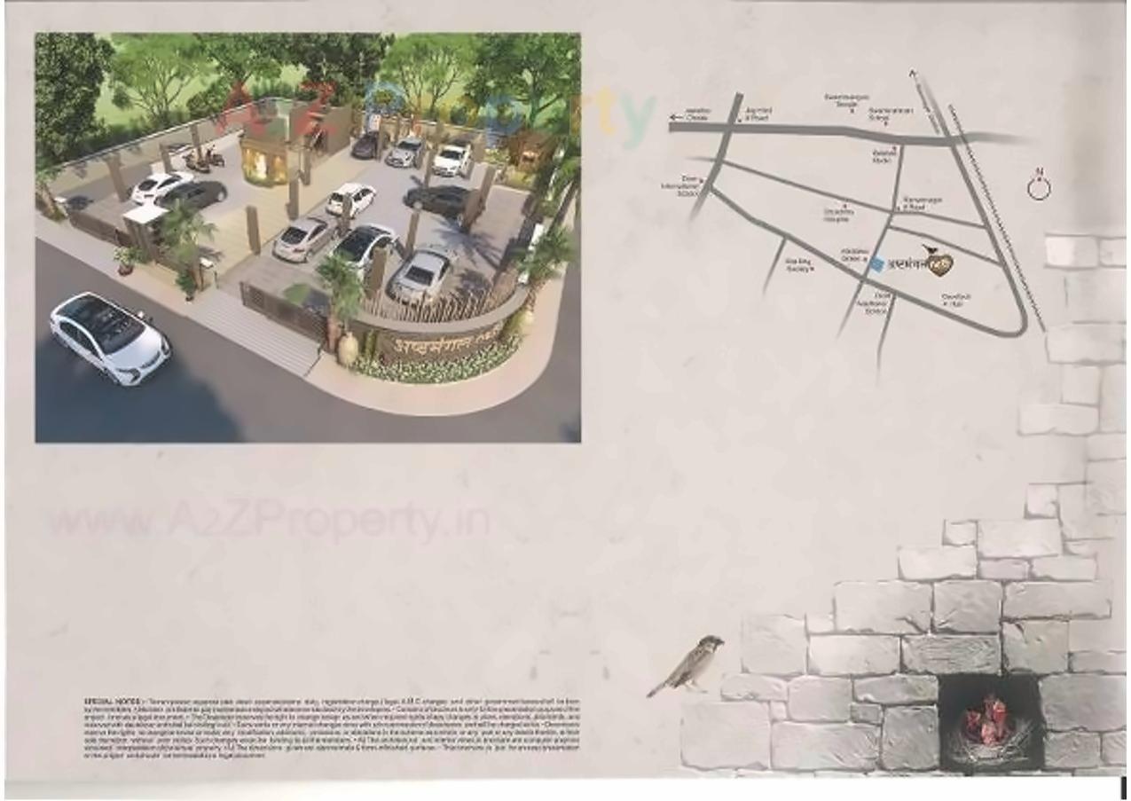 Layout of real estate project Ashtmangal Nest located at Manipur, Ahmedabad, Gujarat