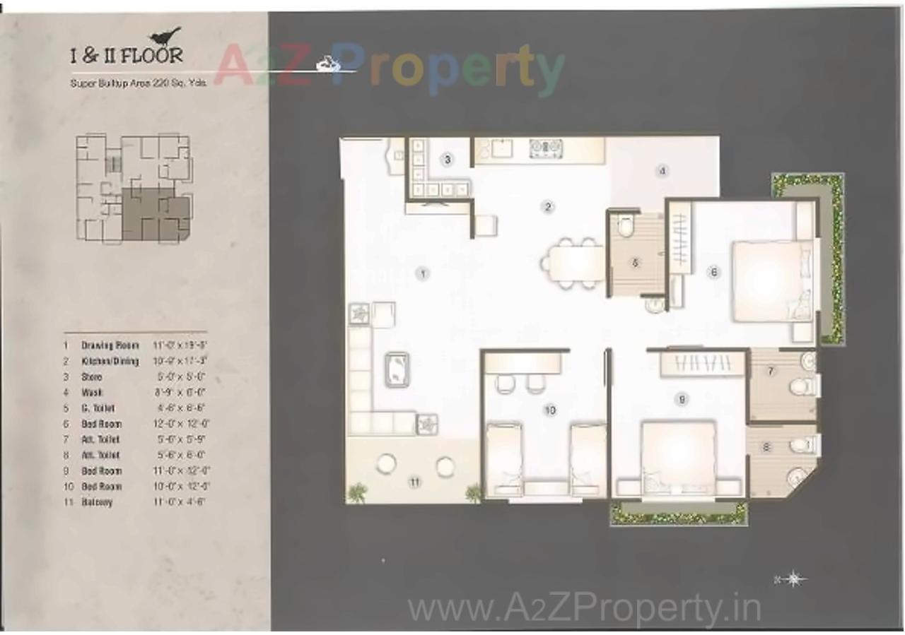 Layout of real estate project Ashtmangal Nest located at Manipur, Ahmedabad, Gujarat