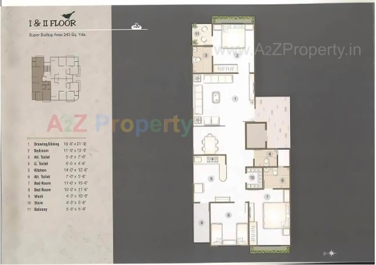 Layout of real estate project Ashtmangal Nest located at Manipur, Ahmedabad, Gujarat