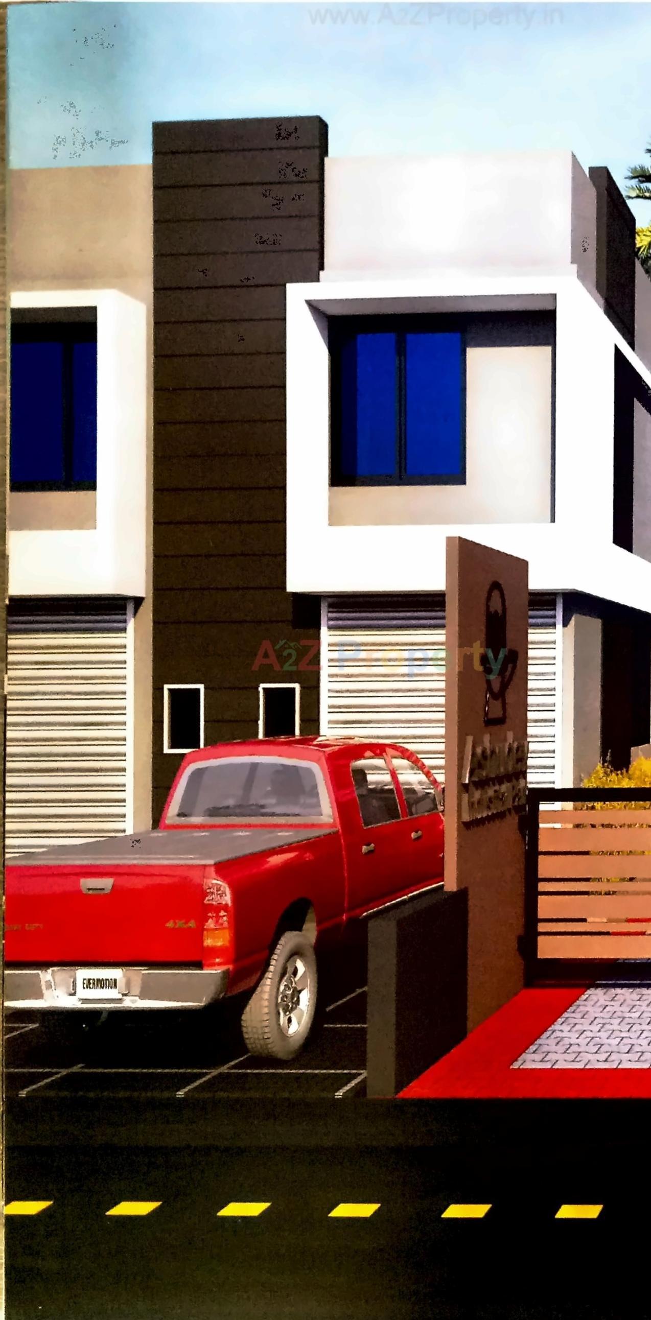 3D Elevation of real estate project Ashudev Industrial Park located at Dascroi, Ahmedabad, Gujarat