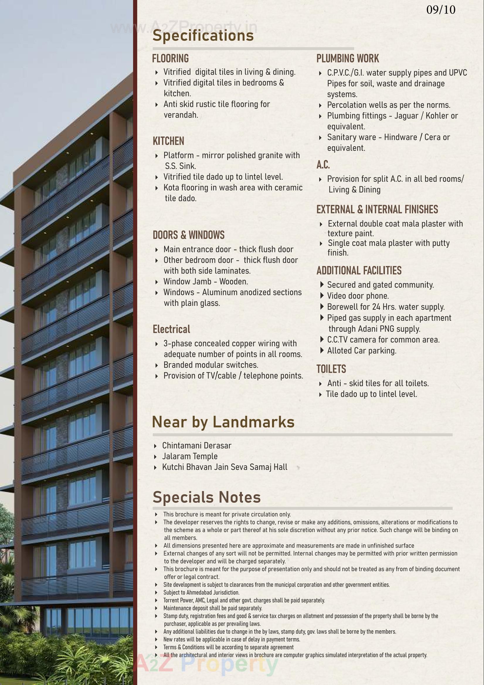  of real estate project Ashwamegh Paradise located at Kochrab, Ahmedabad, Gujarat