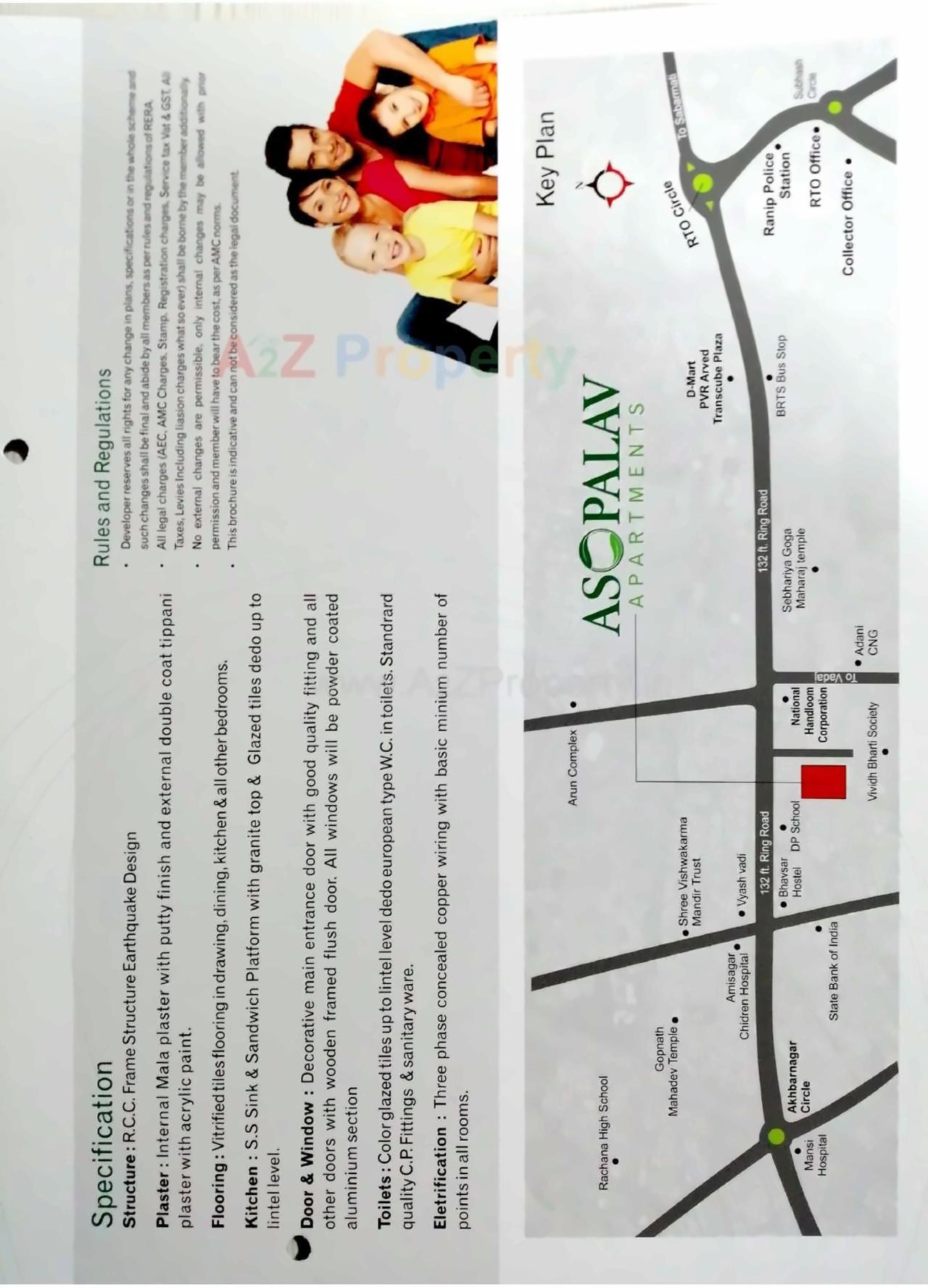  of real estate project Asopalav Apartments located at New-wadaj, Ahmedabad, Gujarat