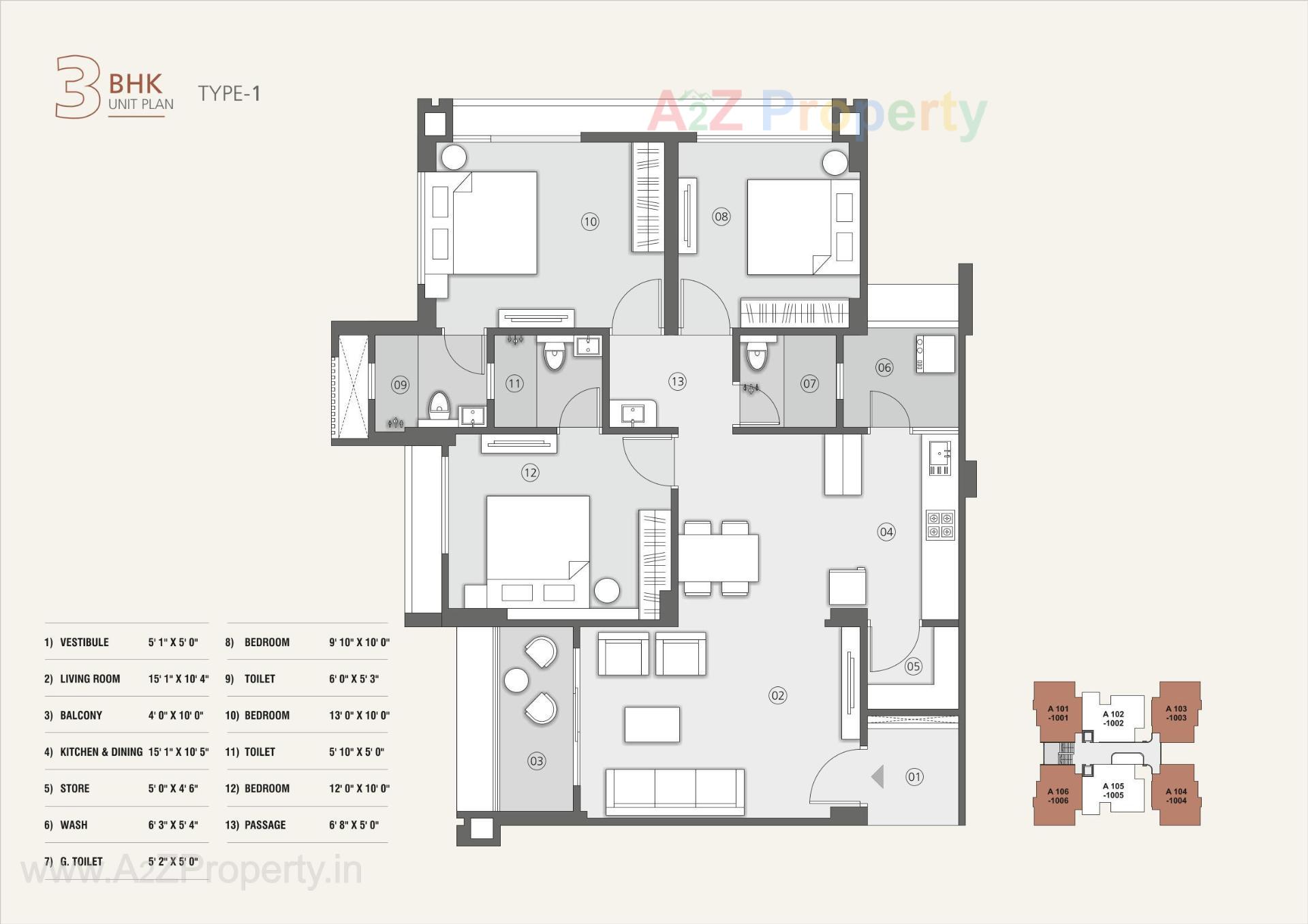 Layout of real estate project Aspira located at Tragad, Ahmedabad, Gujarat