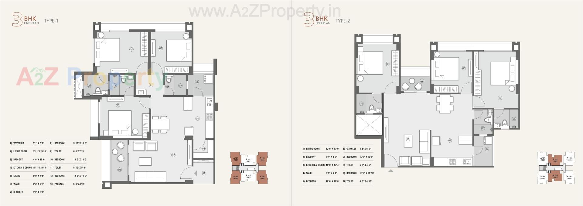 Layout of real estate project Aspira located at Tragad, Ahmedabad, Gujarat